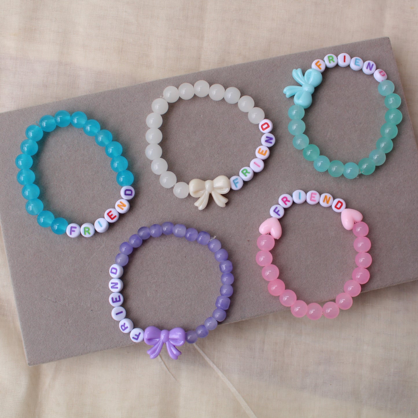 (Set of 5) Friendship Bracelets For Kids