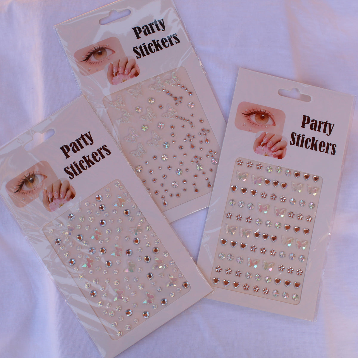 Face & Hair Makeover Stickers (set of 3)