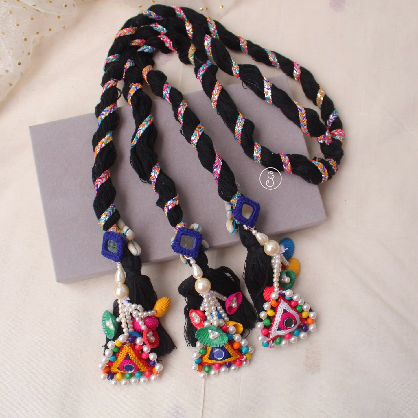 Fabulous Hair Paranda With Multicoloured Tassels
