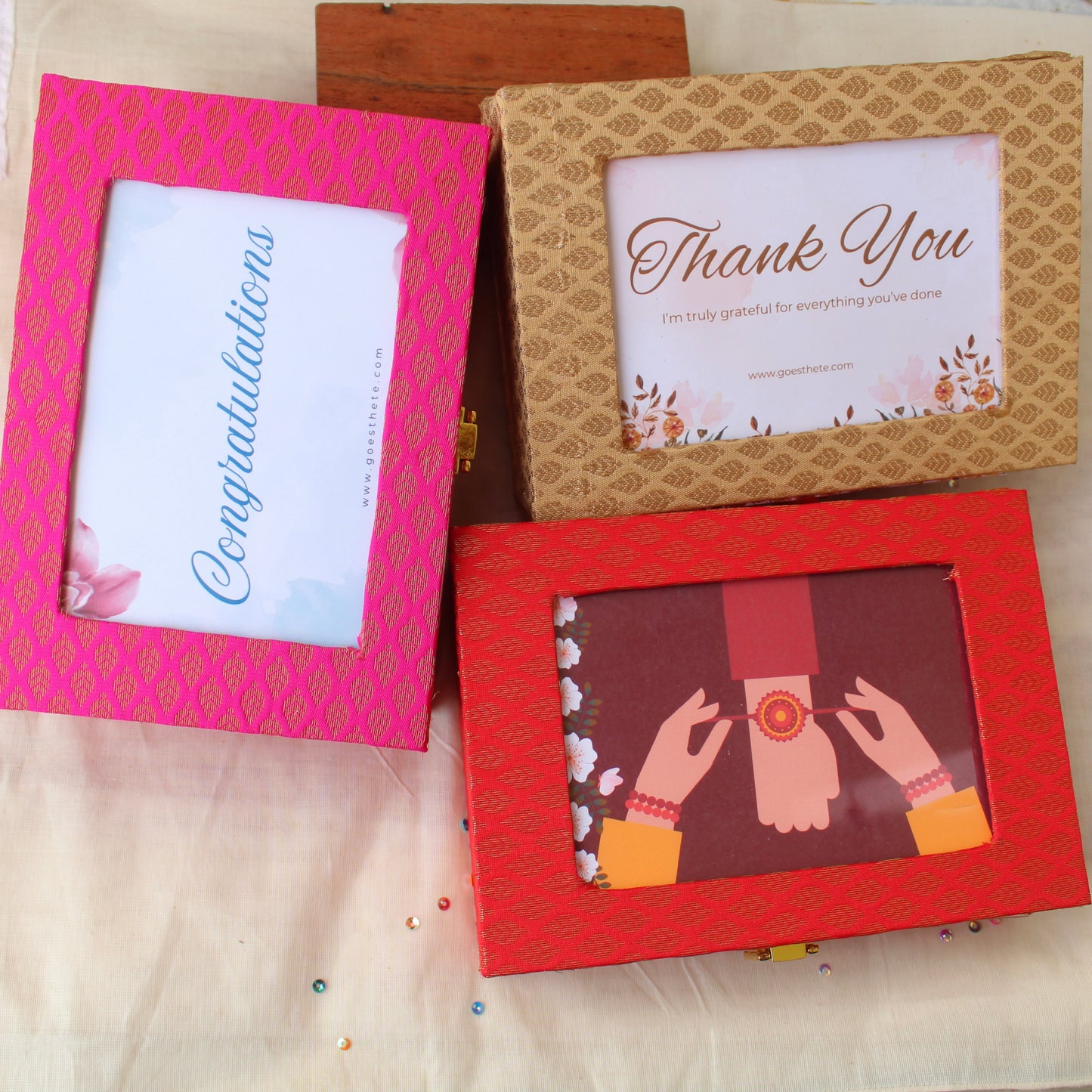 MDF Wood Festive Multipurpose Gift Box