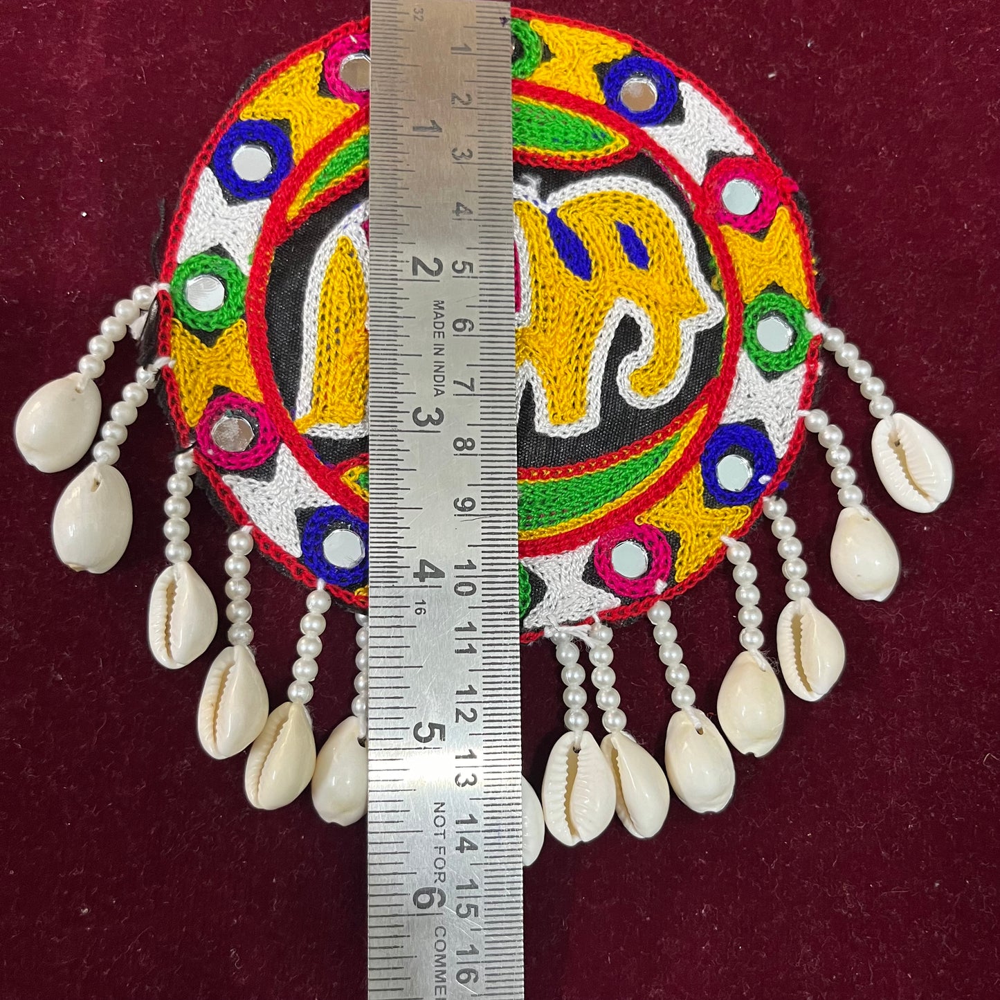 Colourful Gamthi Embroidered Patch