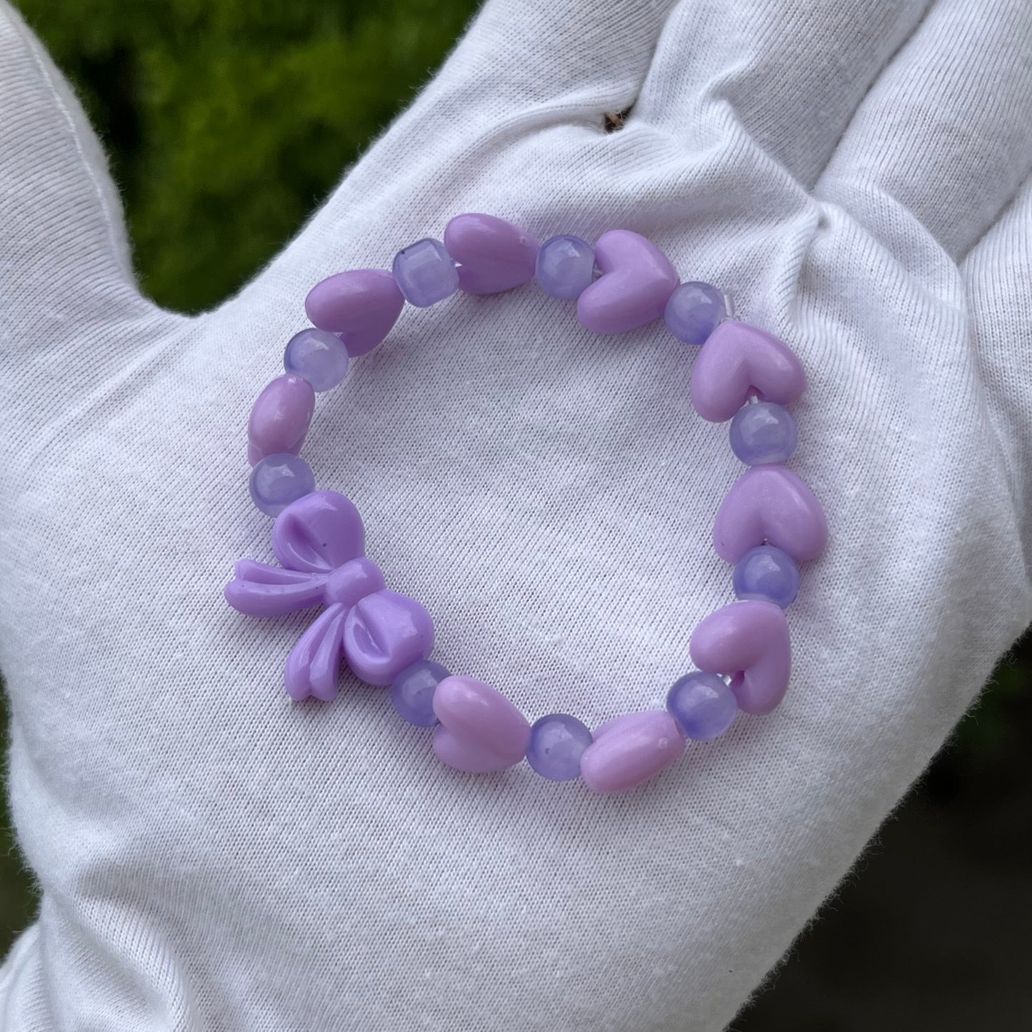 Cute Bow & Hearts Bracelet For Girls(set of 5)