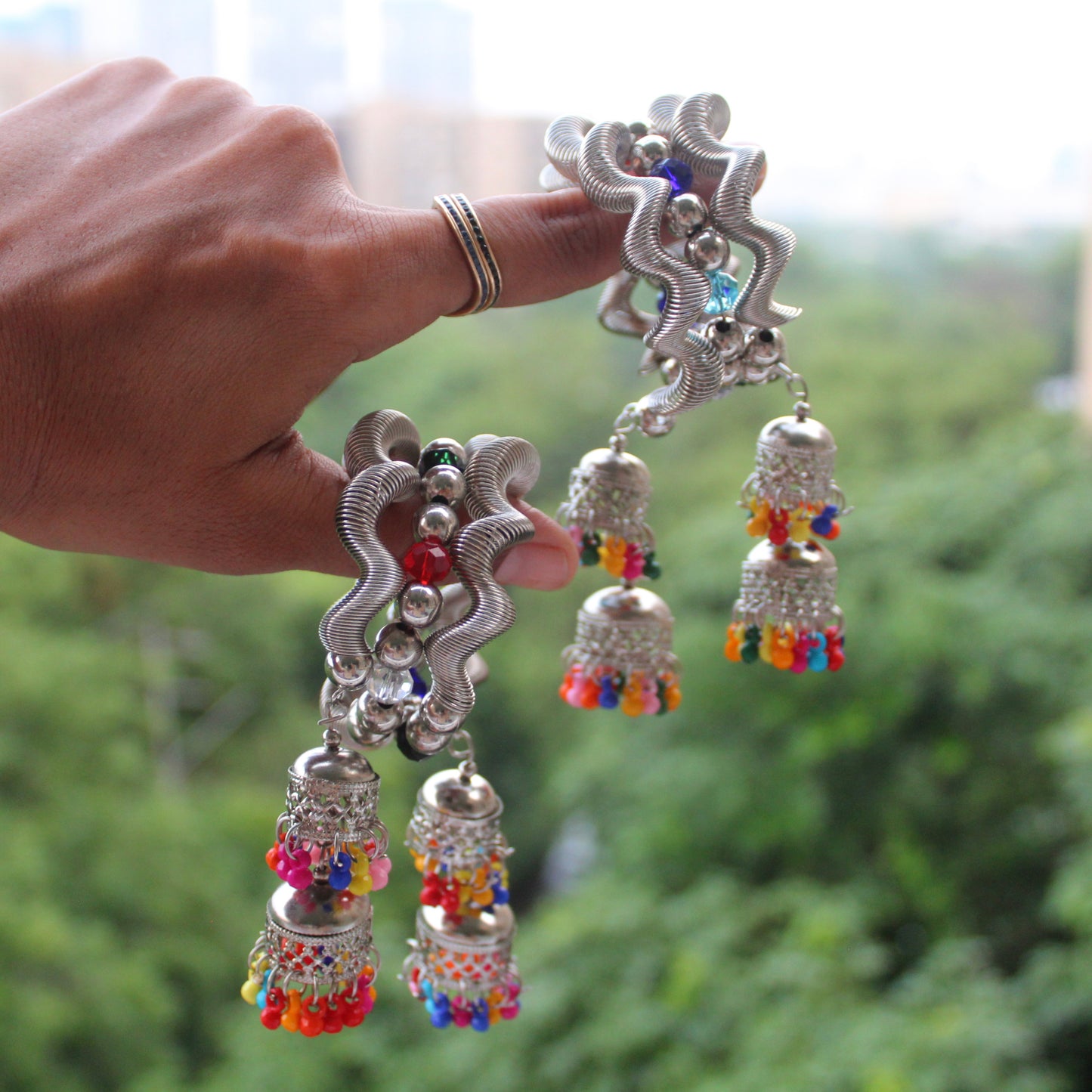 Pair of Spiral Design Bracelets For Kid Girls