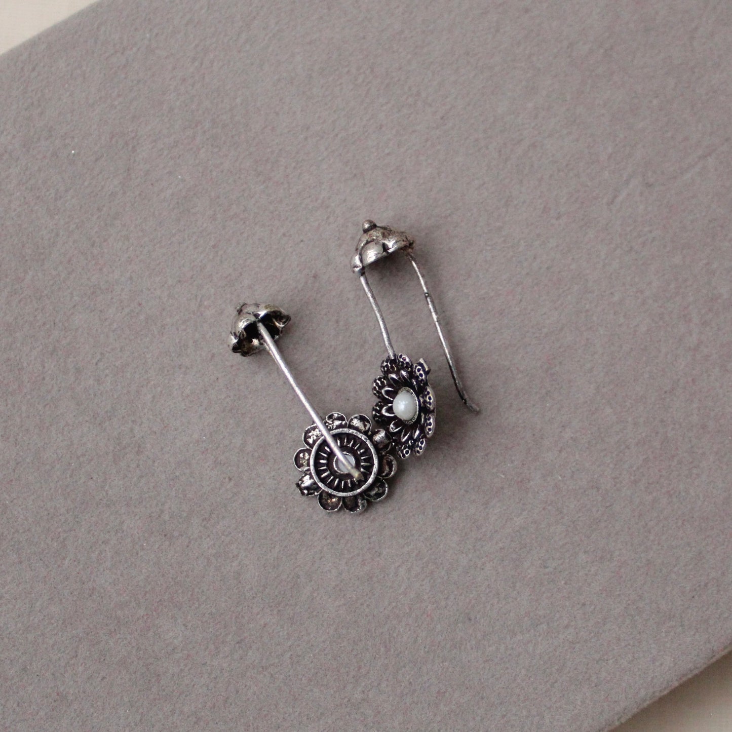 Oxidised Silver Ear-Cuff Bugadi