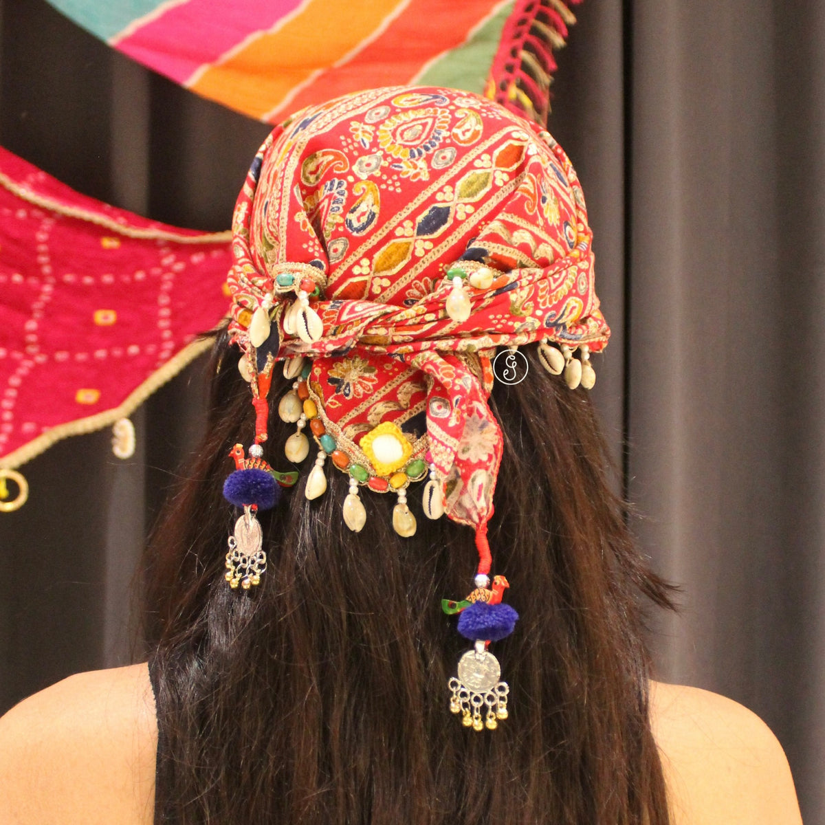 Multicolor Handcrafted Charm Bandana