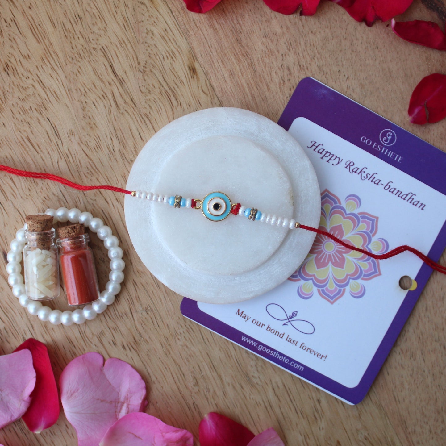 (Set of 2) Evil Eye Raksha-Sutra Rakhi