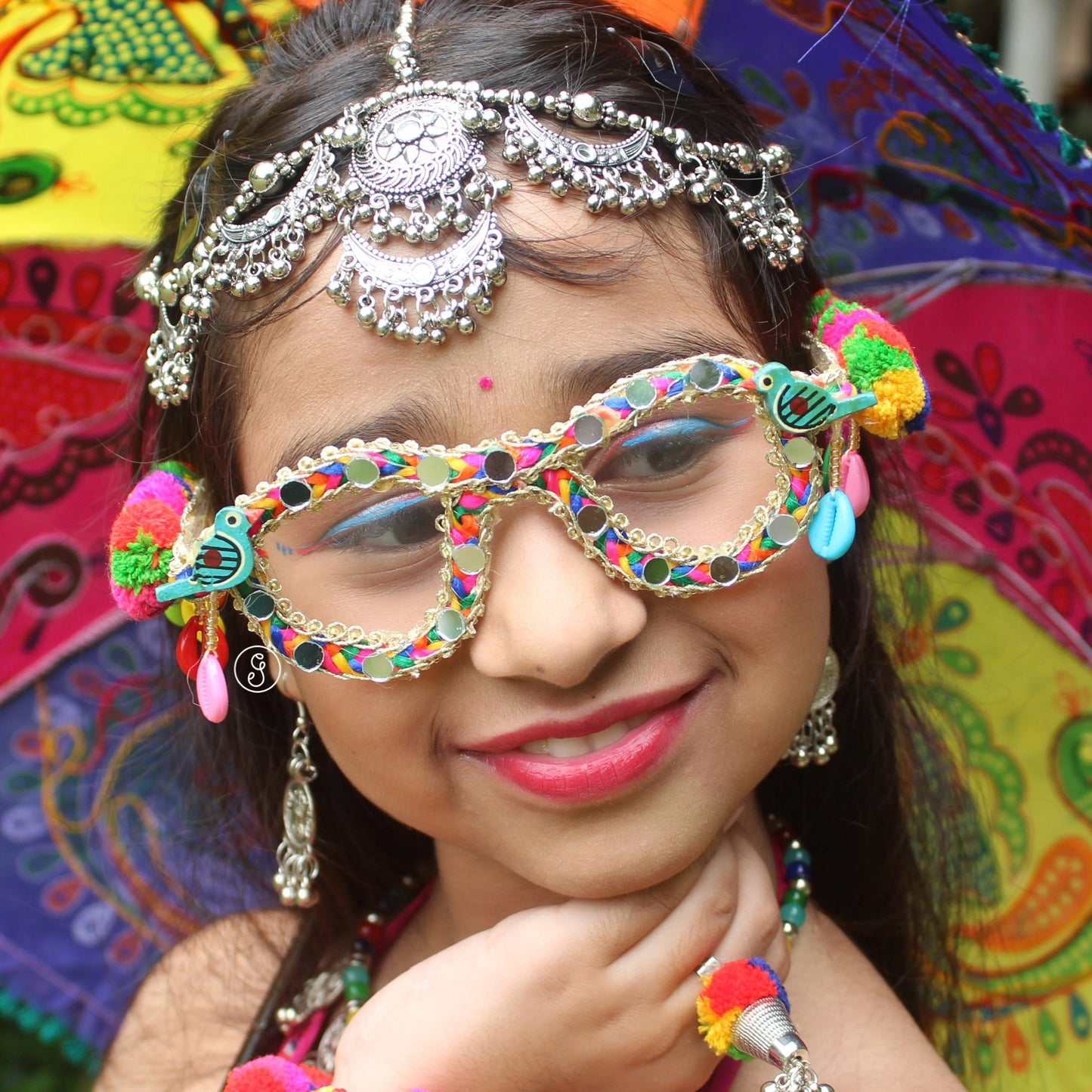 (Pre-Order) Kids Colourful Handcrafted Festive Goggles
