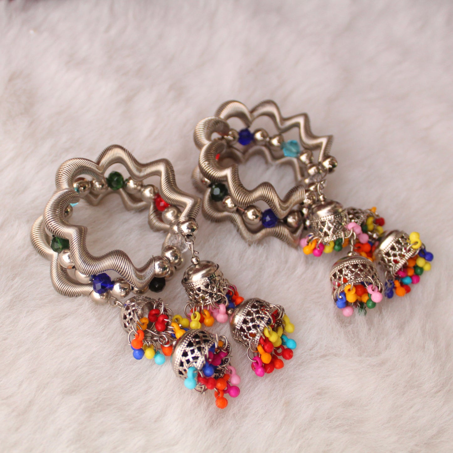 Pair of Spiral Design Bracelets For Kid Girls