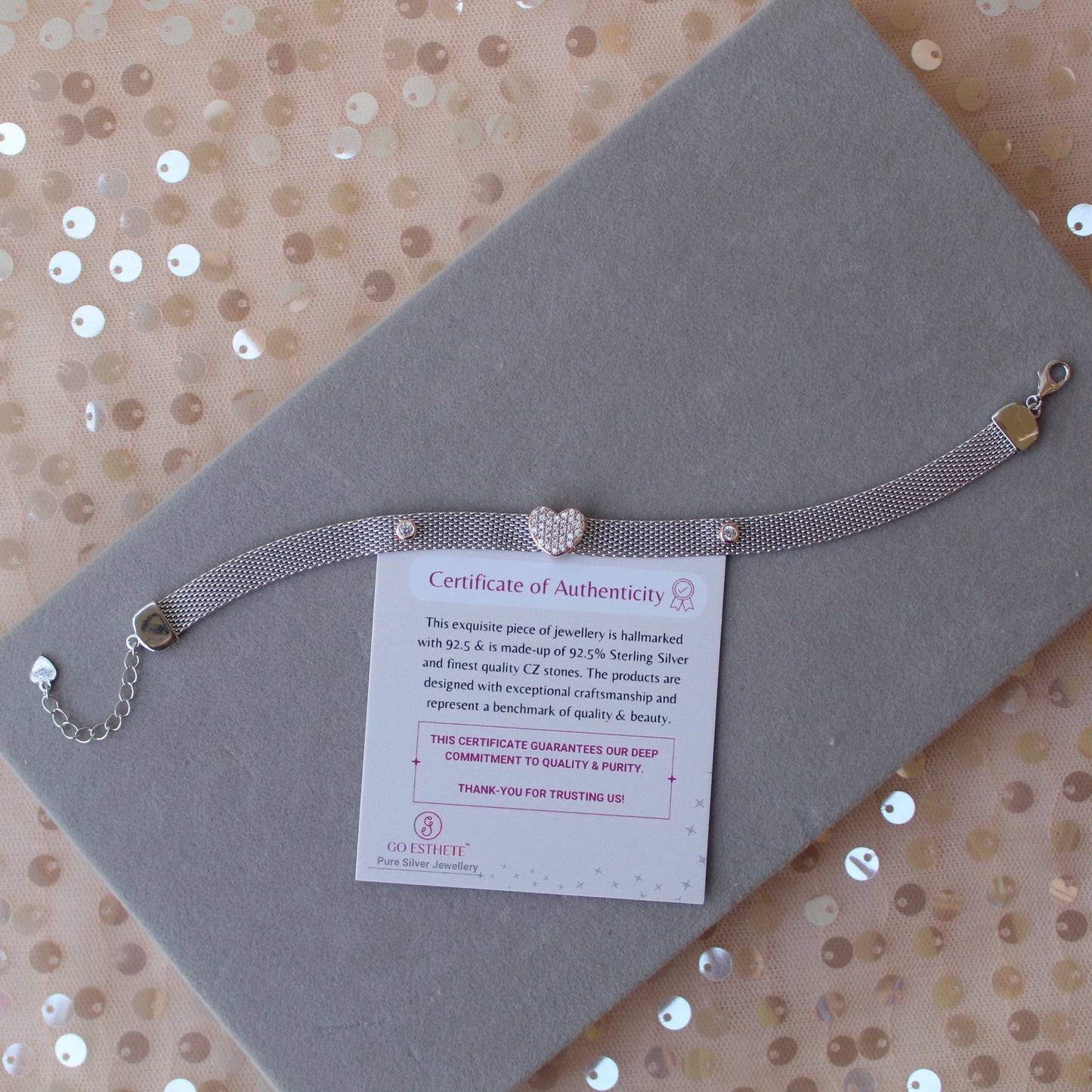 92.5 Sterling Silver Bracelet