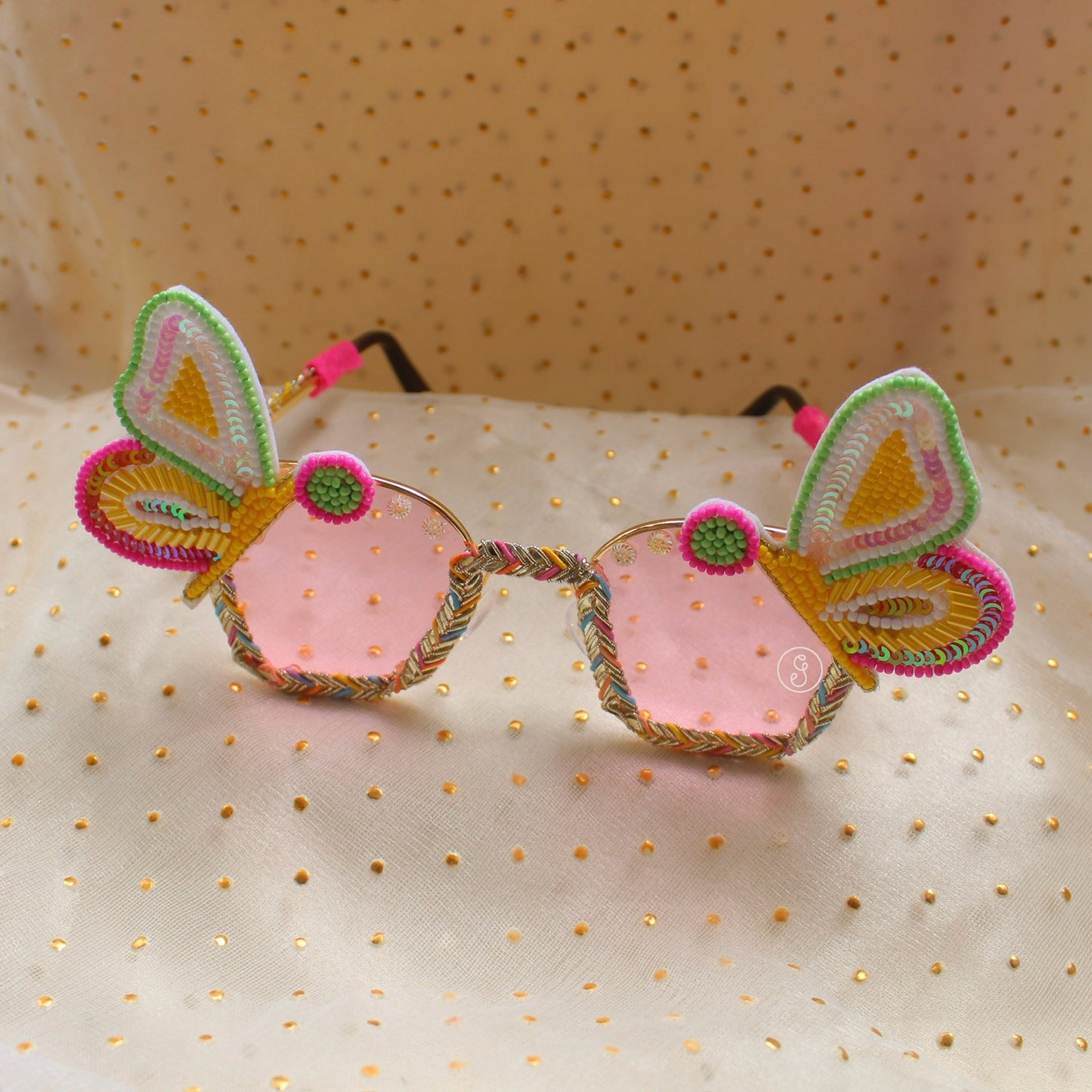 Classic Butterfly Design Carnival Goggles