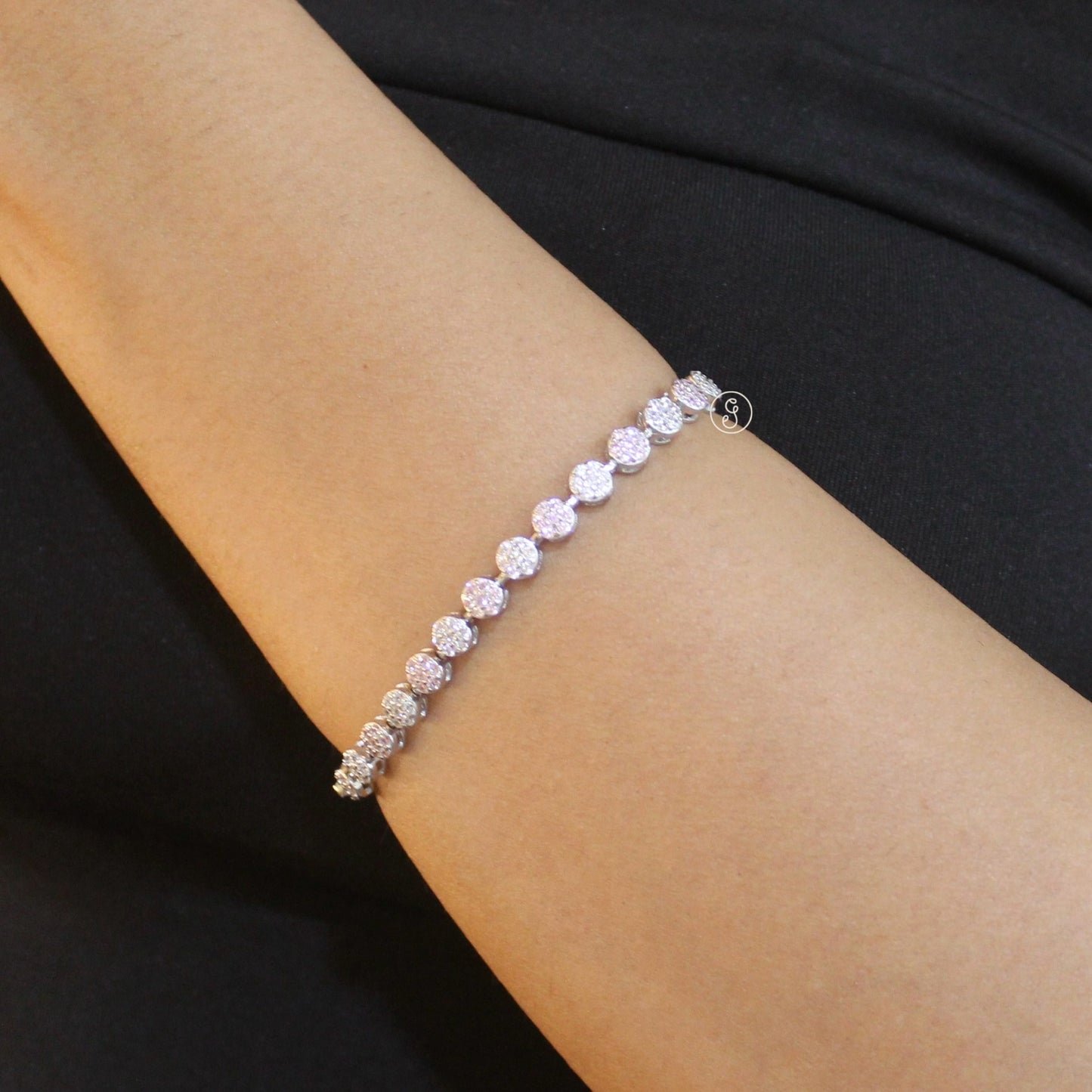 Classic Sparkle 92.5 Silver Tennis Bracelet
