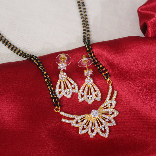Beautiful AD Diamonds Mangalsutra Set