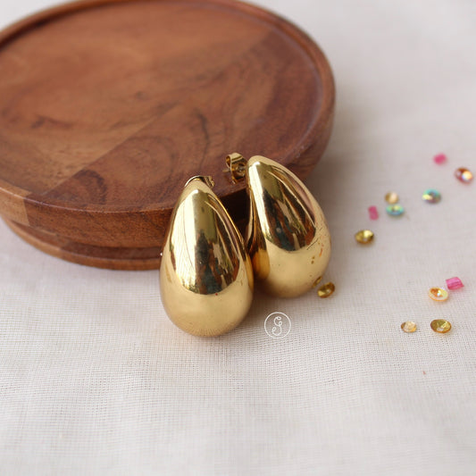 Most Trending Golden Anti-tarnish Stud Earrings