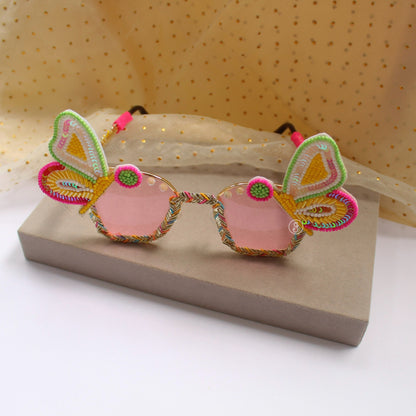 Classic Butterfly Design Carnival Goggles