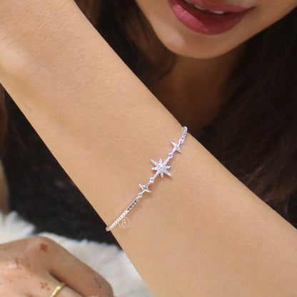 Celestial Sparkle 92.5 Silver Bracelet