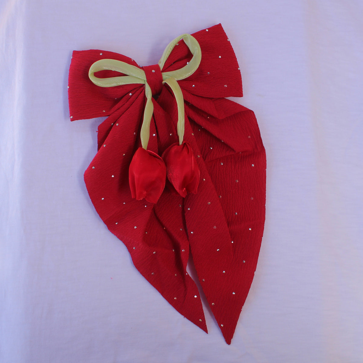 Beautiful Tulip Bow Hair Clip