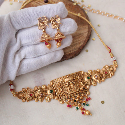 Antique Golden Traditional Choker Set