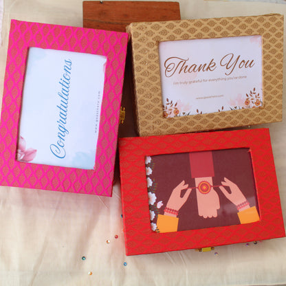 MDF Wood Festive Multipurpose Gift Box