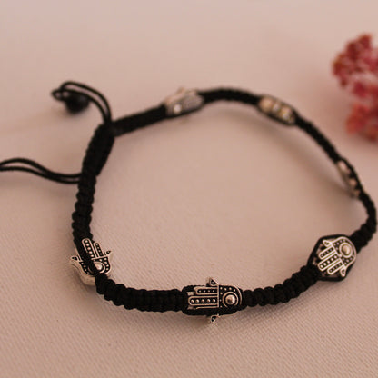 Hamsa Hand Charms Single Nazariya Anklet