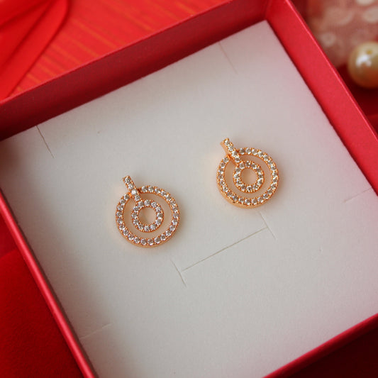 Convertible AD Diamonds Rose Gold Studs