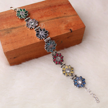 Premium Quality Multi-Colour Stones Work Bracelet