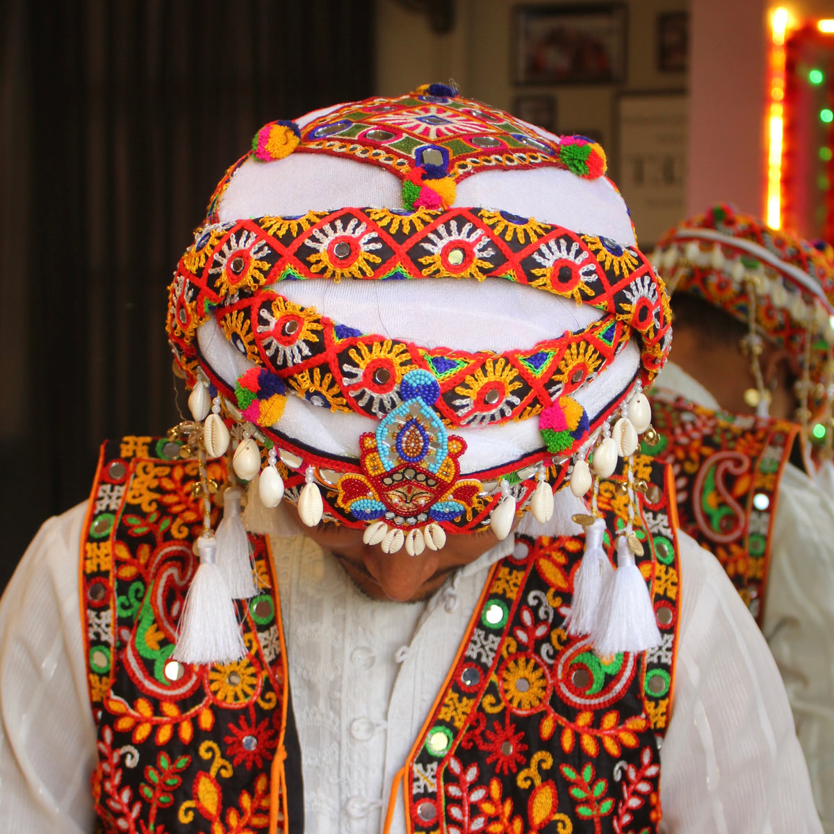 Statement Handcrafted Navratri Pagdi