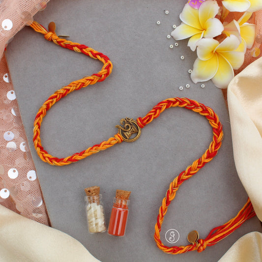 Divine Om Cotton Moli Rakhi