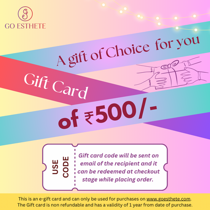 Gift Card-A gift of choice for your loved ones