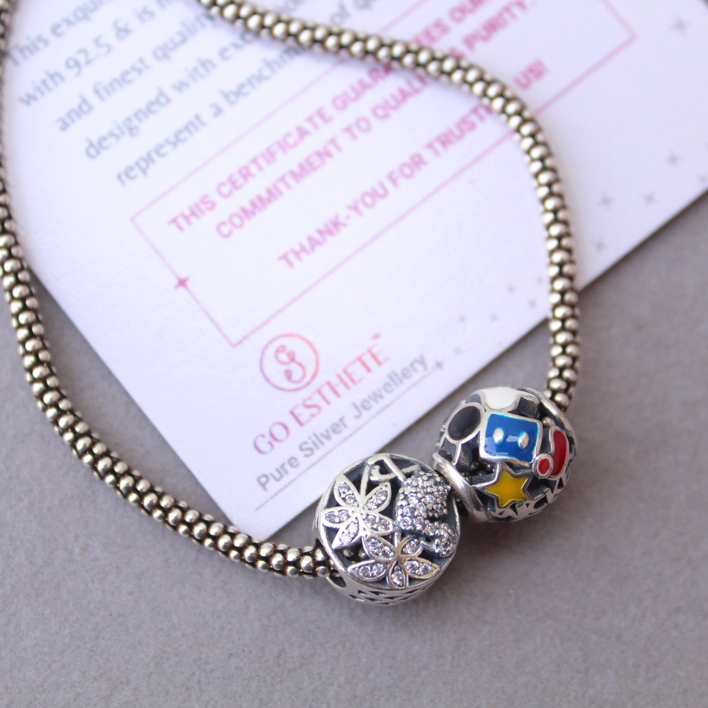 92.5 Pure Silver Pandora Bracelet