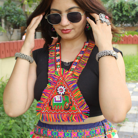 Kutch Embroidered Work Necklace Set