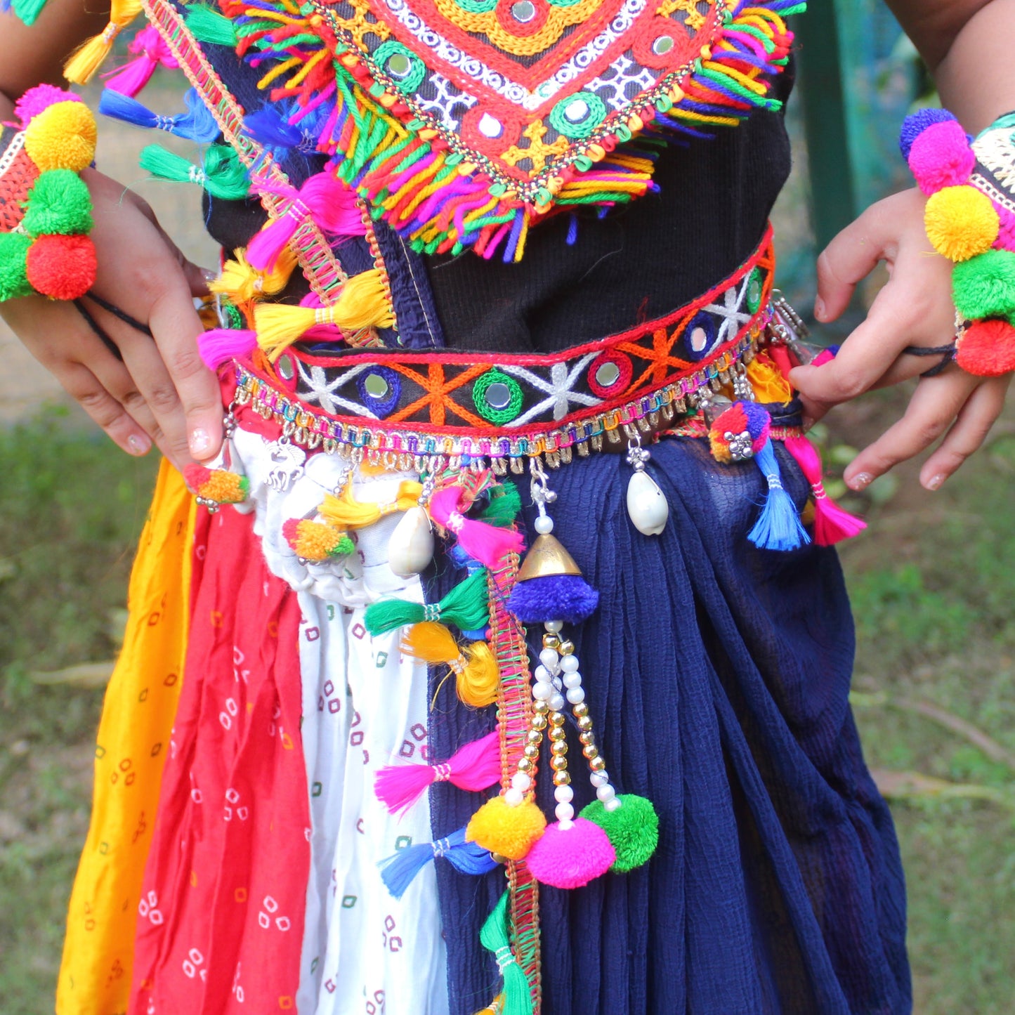 Colourful Kutch Embroidery Work Waist Belt