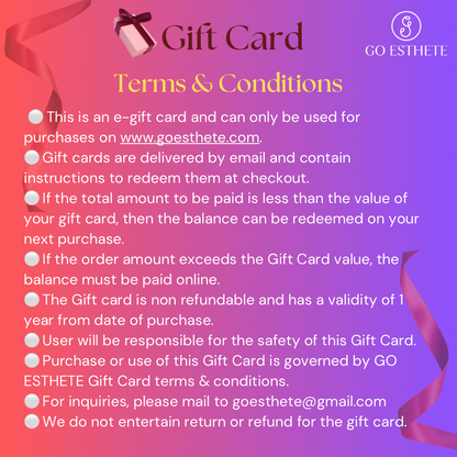 Gift Card-A gift of choice for your loved ones