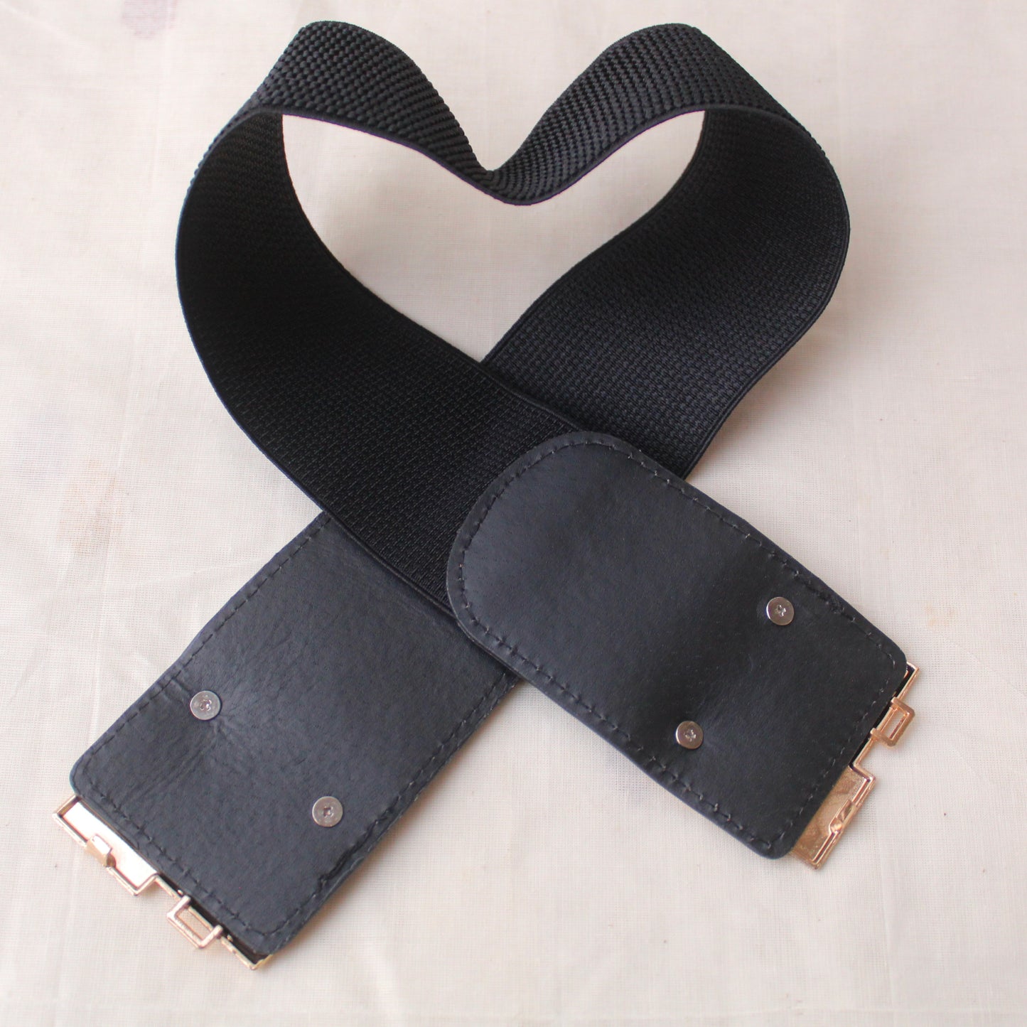 Classy Black Stretchable Waist-belt