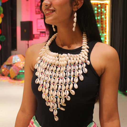 Original Shells Statement Necklace Set