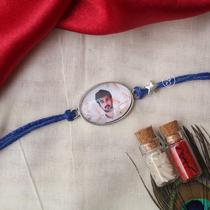 Elegant Custom Photo Rakhi For Rakshabandhan