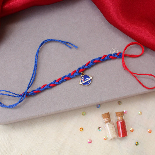 Space Planet Charm Kids Rakhi