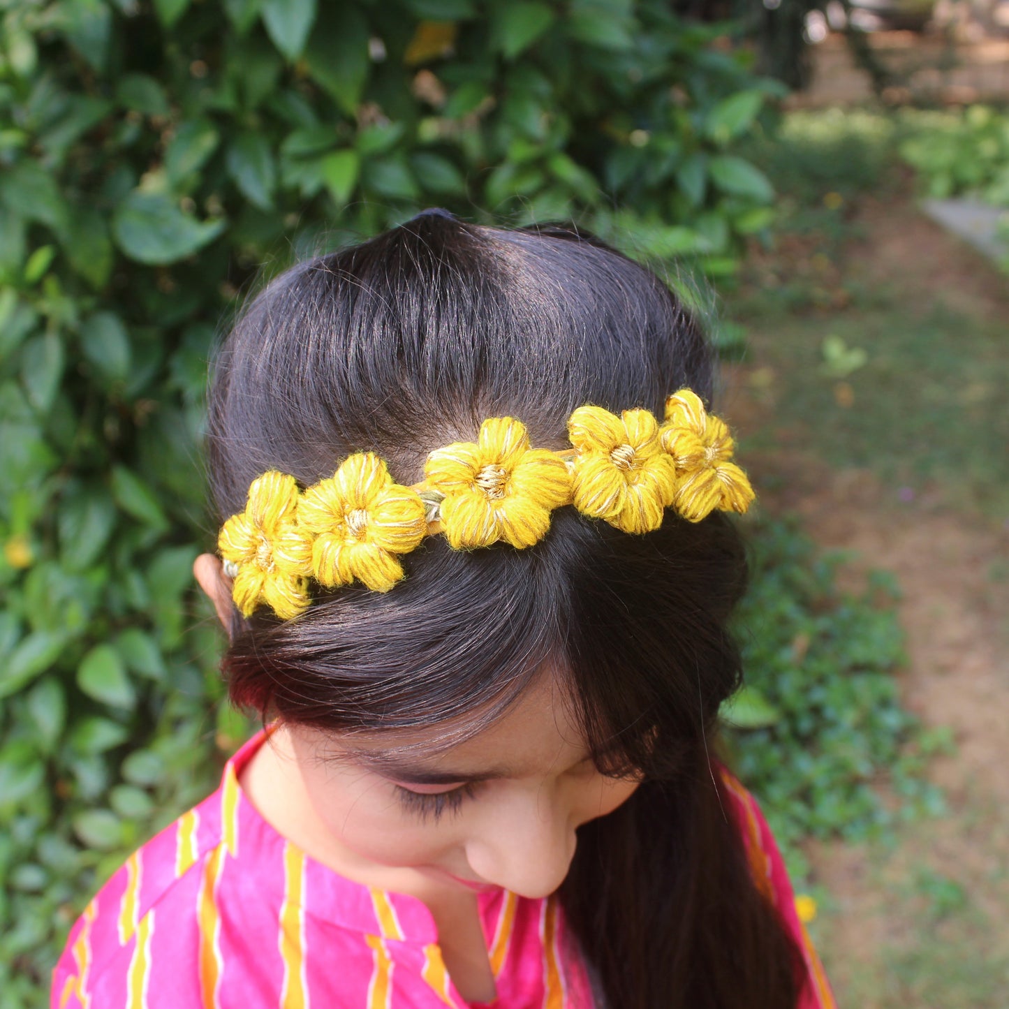 Handcrafted Crochet Floral Multi-Style Accessory