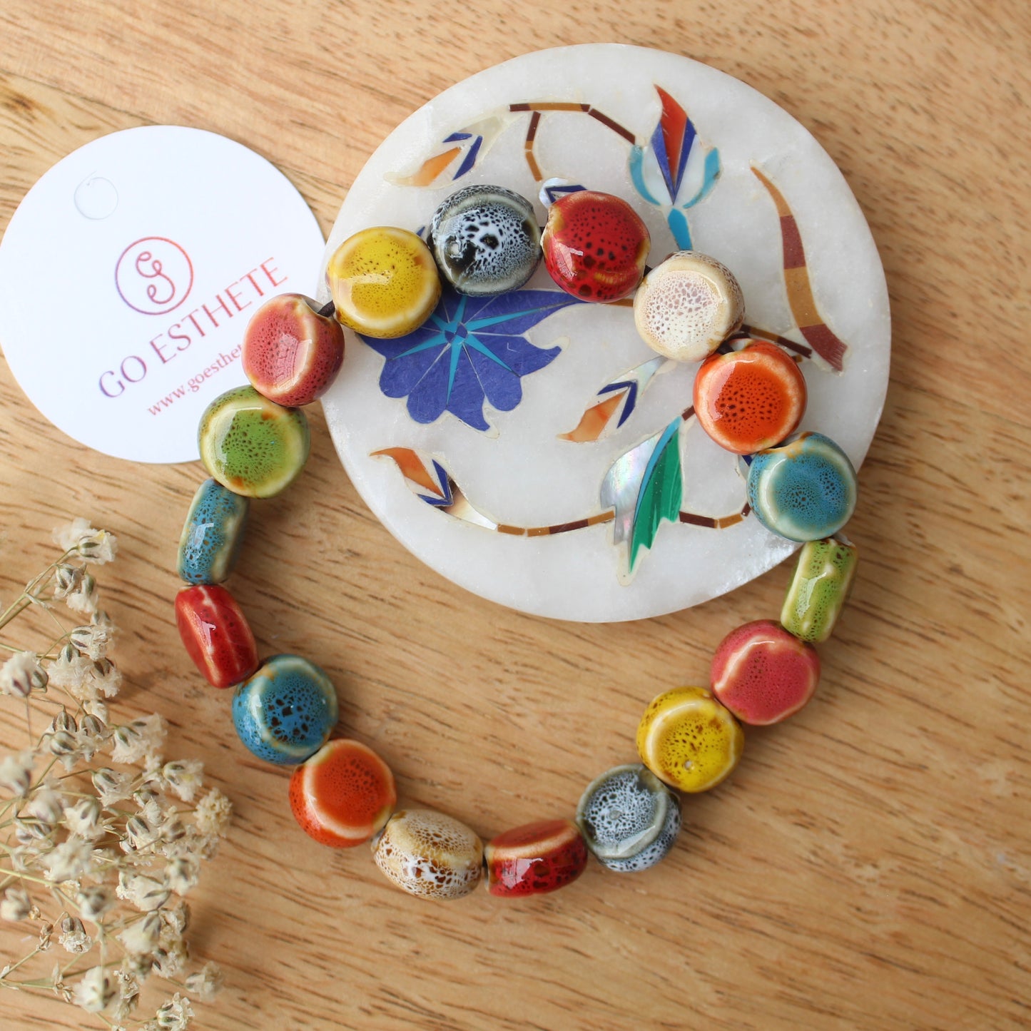 Colourful Ceramic Beads Bracelets