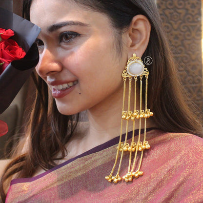 Kashmiri Ghunghroo Drop Earrings