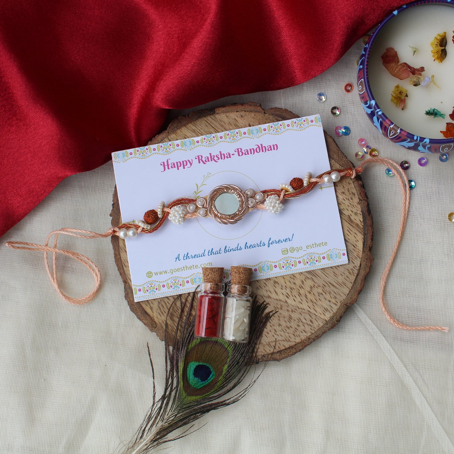 Beautiful Handcrafted Rakhi For Brother