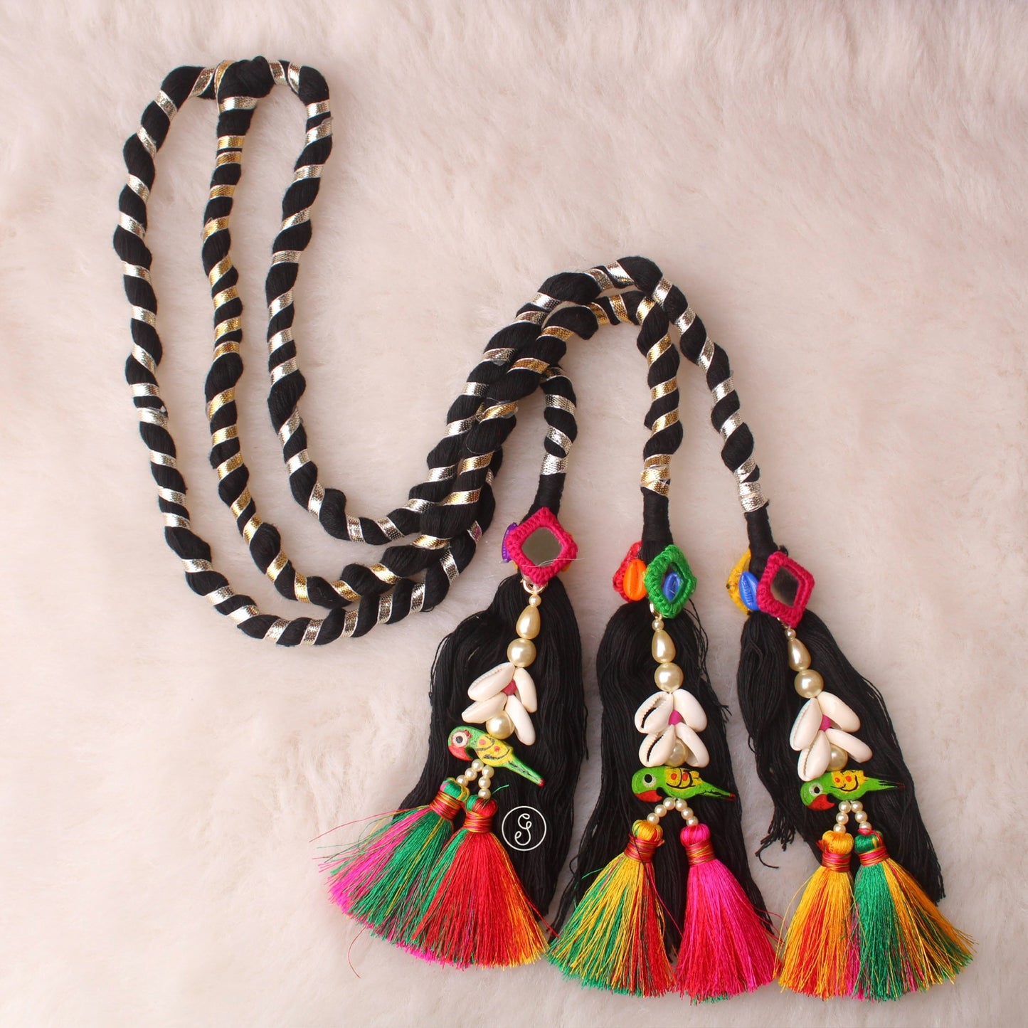 Beautiful Tassels Work Paranda For Hair-Style