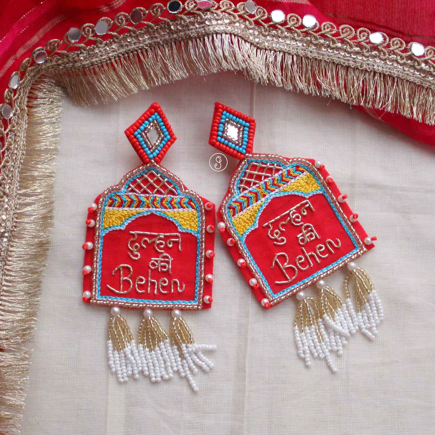 Beautifully Handcrafted ‘Dulhan Ki Behen’ Earrings