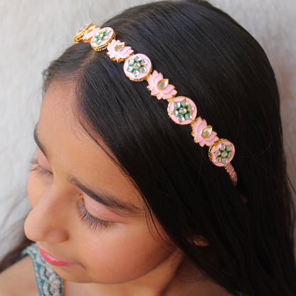 Lovely Lotus & Flower Charms Hairband