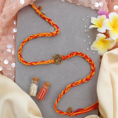 Divine Om Cotton Moli Rakhi
