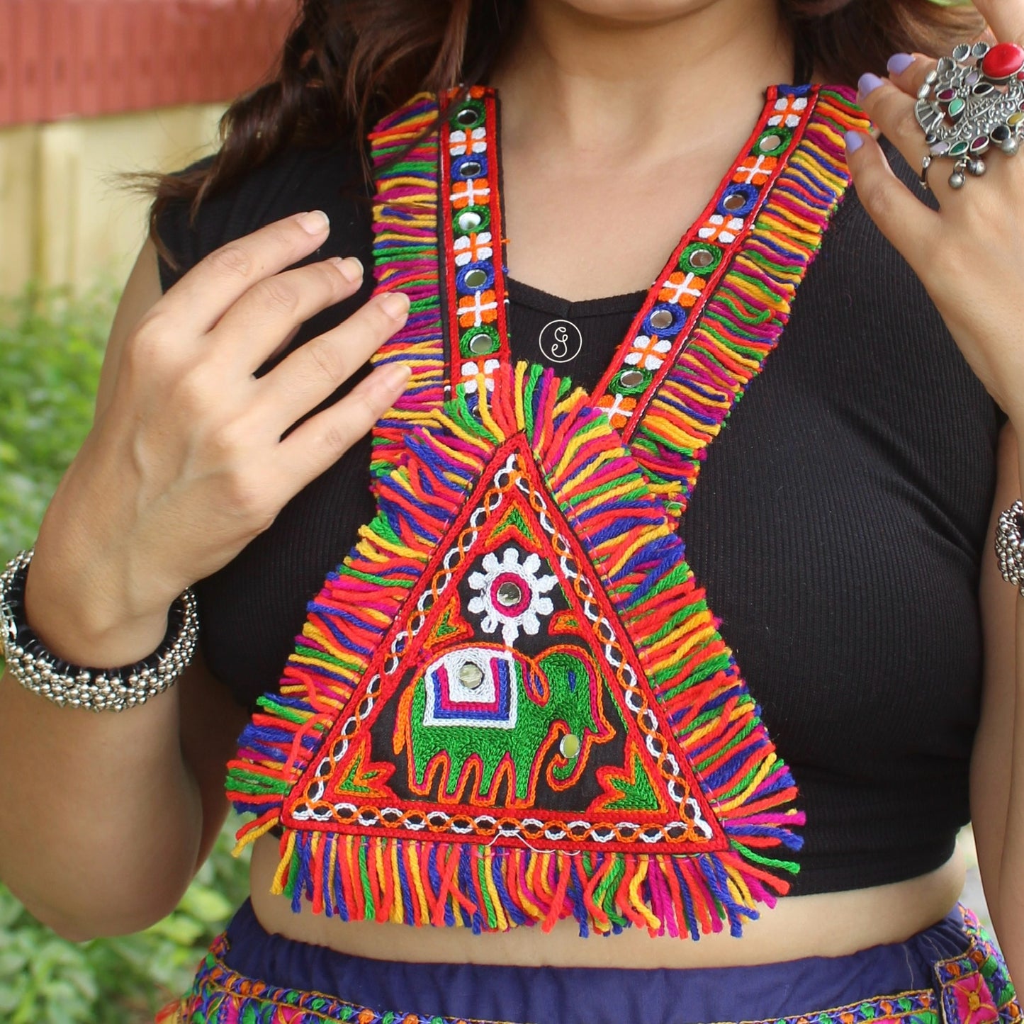 Kutch Embroidered Work Necklace Set