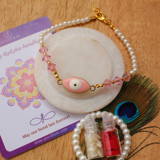 Pretty Pink Evil Eye Bracelet