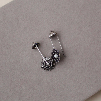 Oxidised Silver Ear-Cuff Bugadi