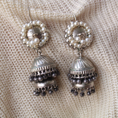 Stunning Afgani layered Jhumki Earrings