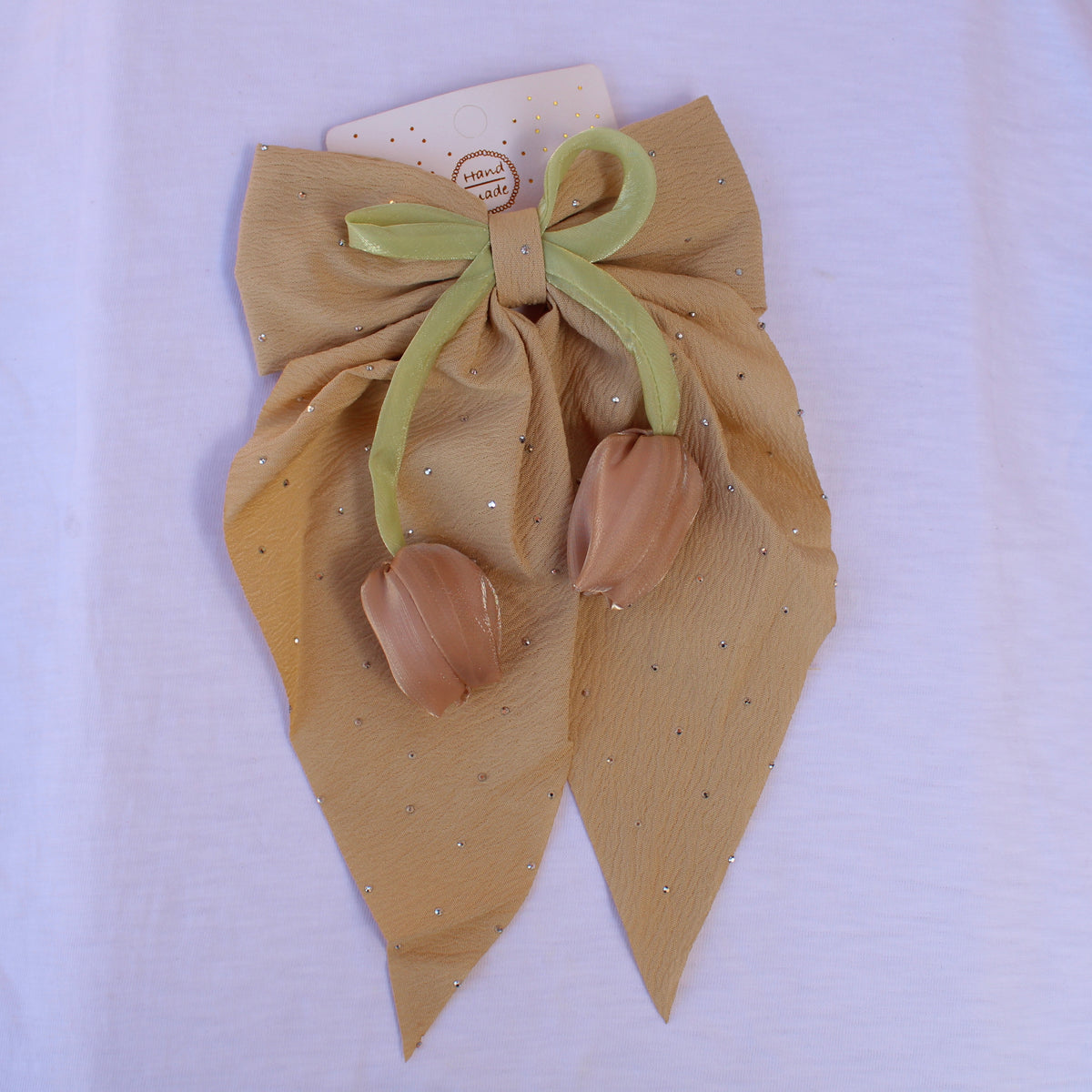 Beautiful Tulip Bow Hair Clip