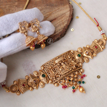 Antique Golden Traditional Choker Set